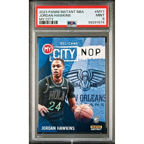 Jordan Hawkins 2023 Panini MyCity Rookie NBA #MY-7 Basketball Card PSA 9 Mint - Picture 1 of 2